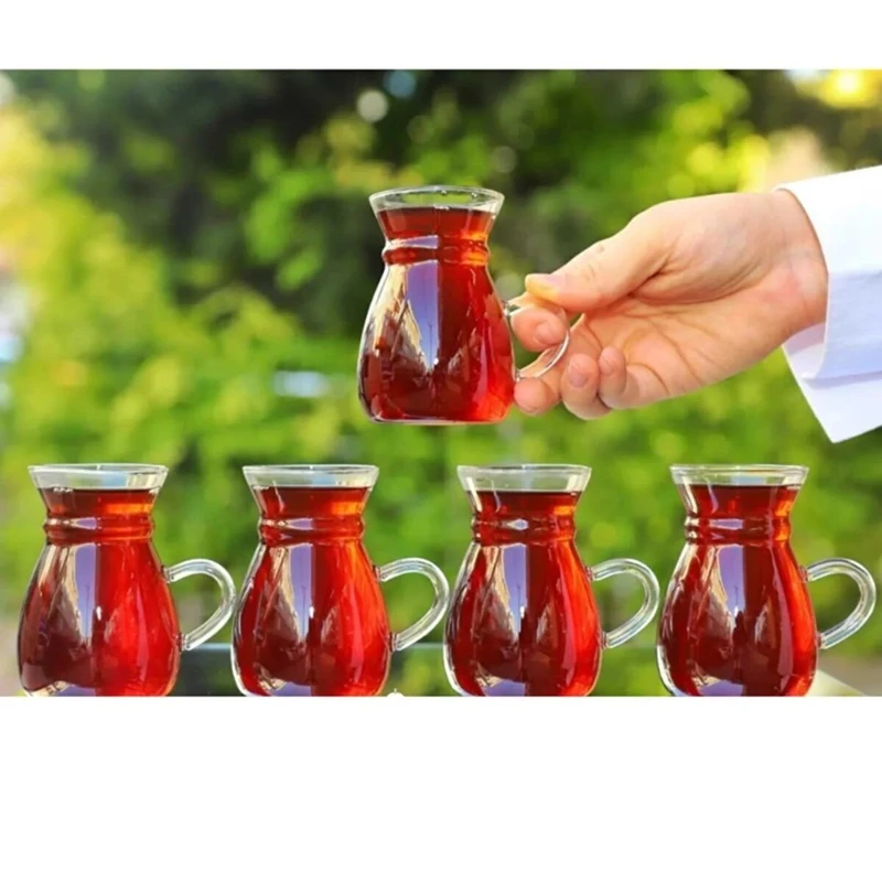 فنجان آرو مدل بوروسیلیکات Keyif Borosilikat کد 1843 بسته شش عددی